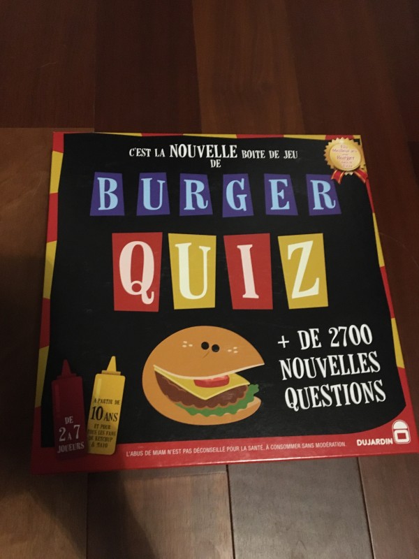 Jeu Burger Quiz