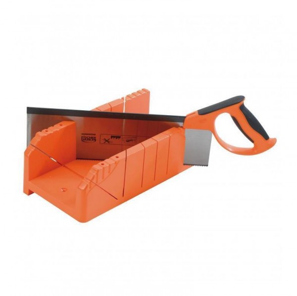 Scie avec boîte à onglet manuelle