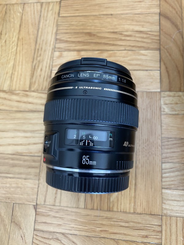 Objectif Canon 80 mm F1.8 pour appareil photo reflex Canon