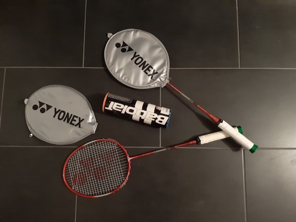 2 Raquettes de badminton et volants