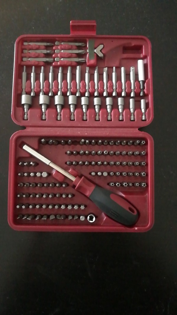 Kit de tournevis avec tous les embouts