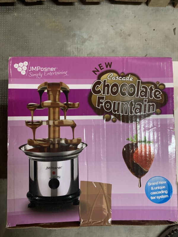 Fontaine à chocolat en cascade