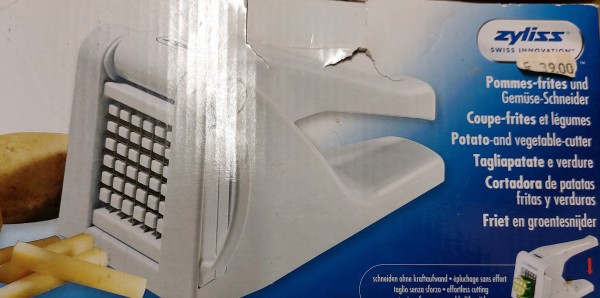 Coupe-frites et légumes