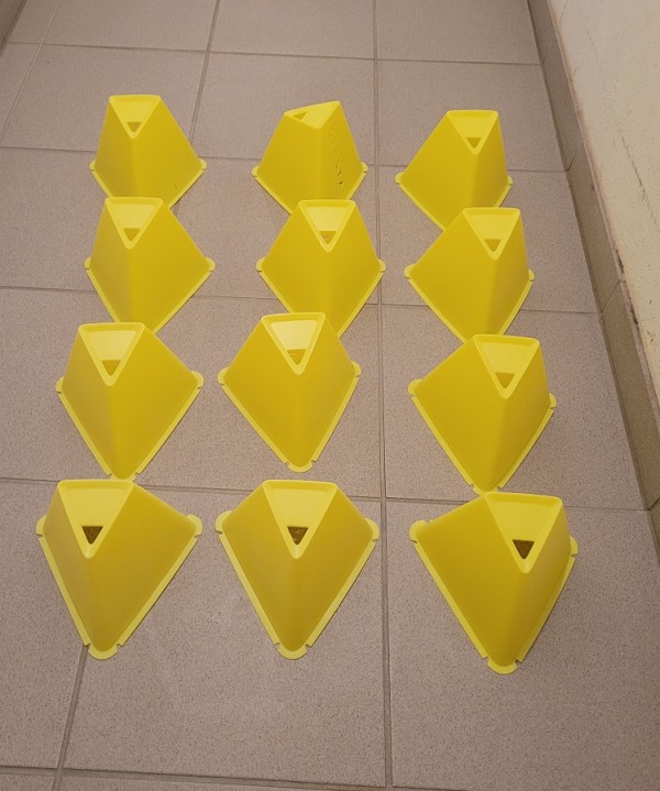 Set de 12 cônes d'entraînement