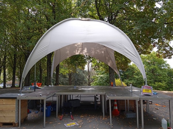 Tente de manifestations 5m X 5 m