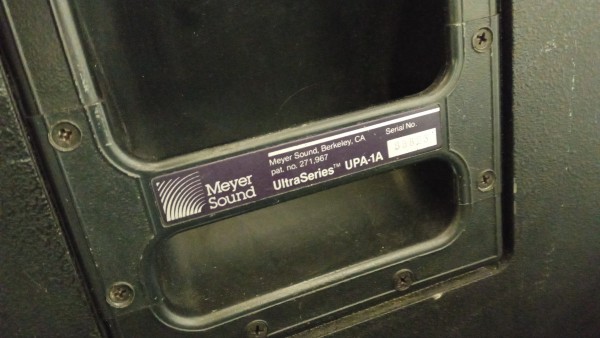 Haut parleur Meyer sound